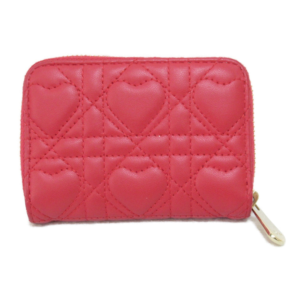 Dior lady dior coin purse Red leather S0985ONHG