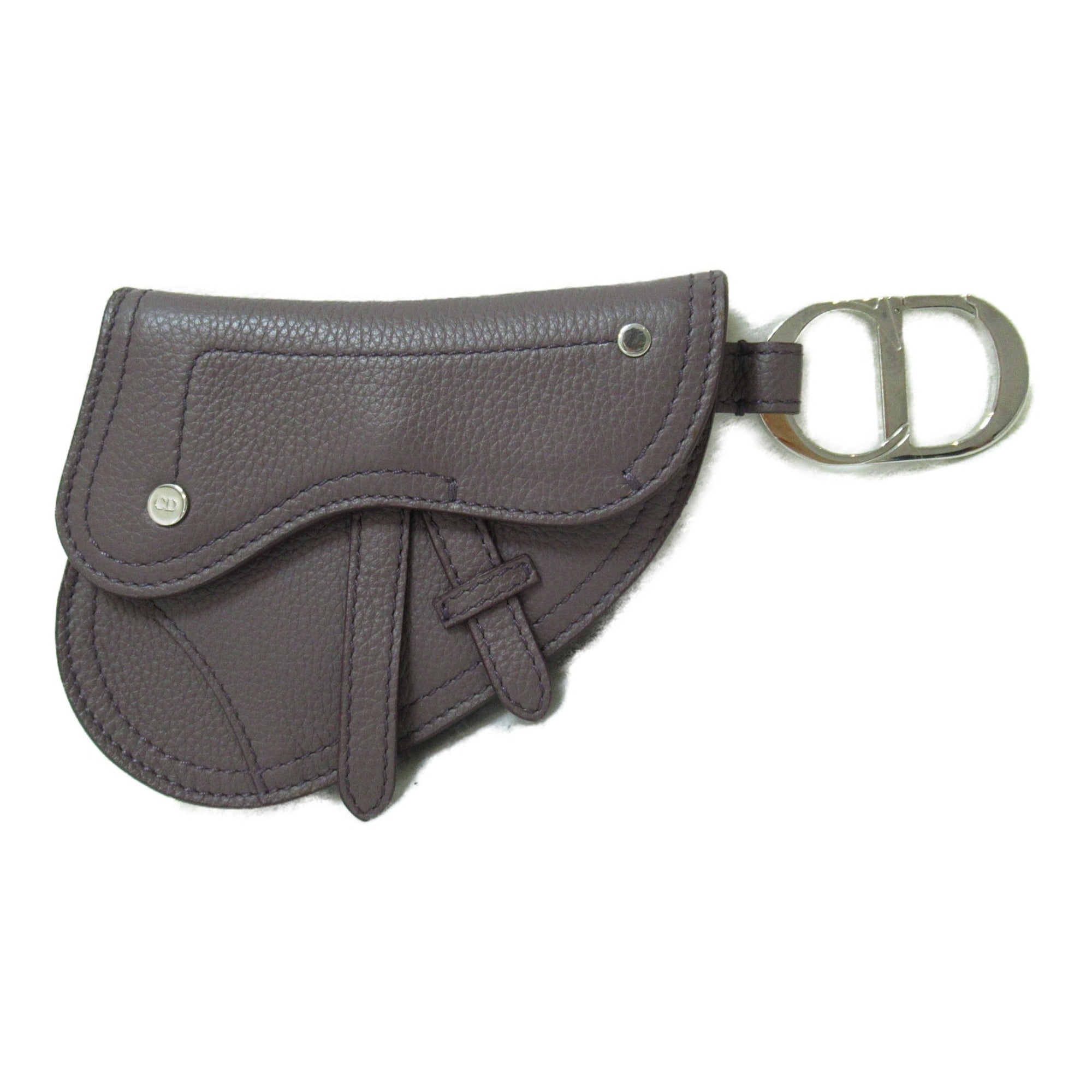 Dior Saddle pouch Purple leather
