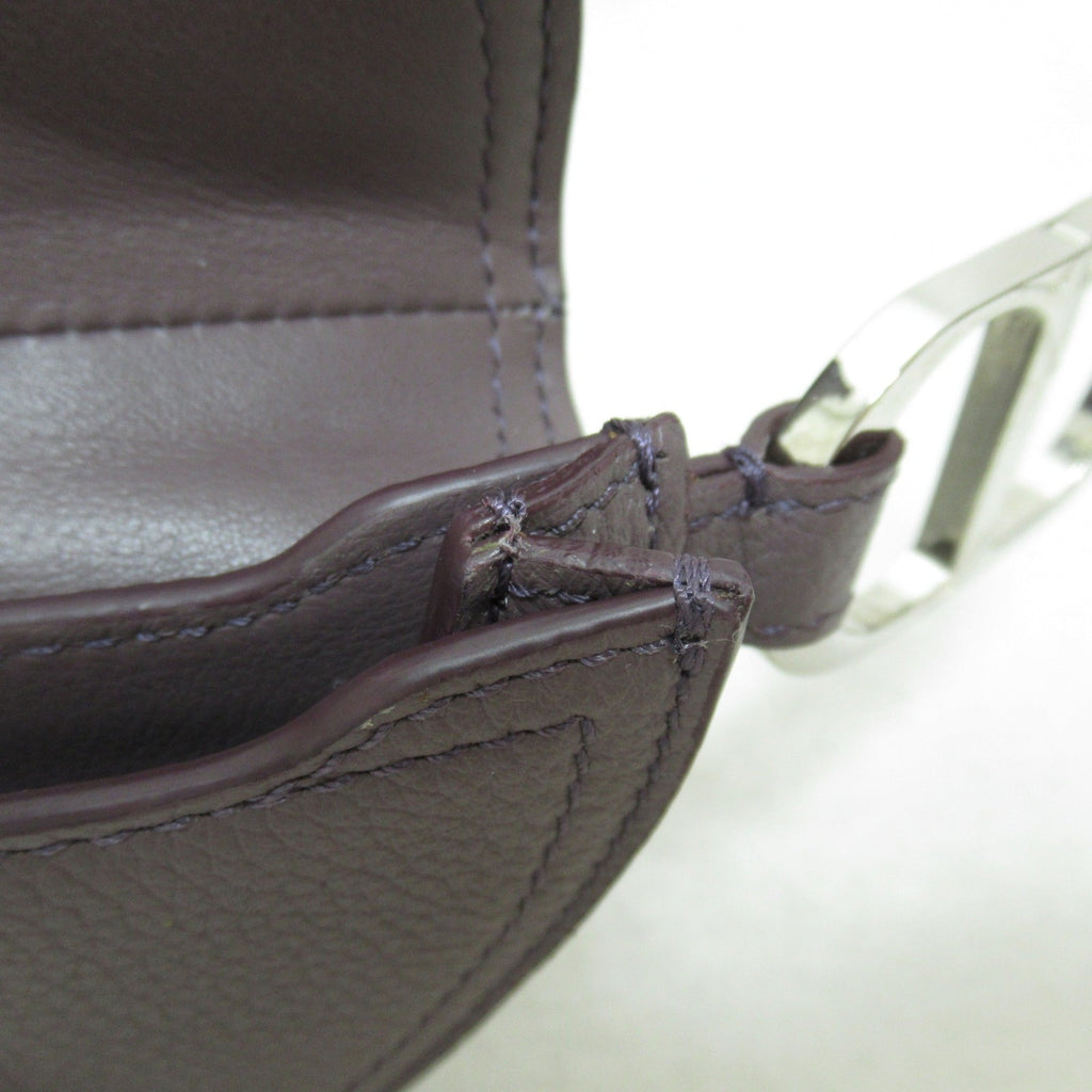 Dior Saddle pouch Purple leather