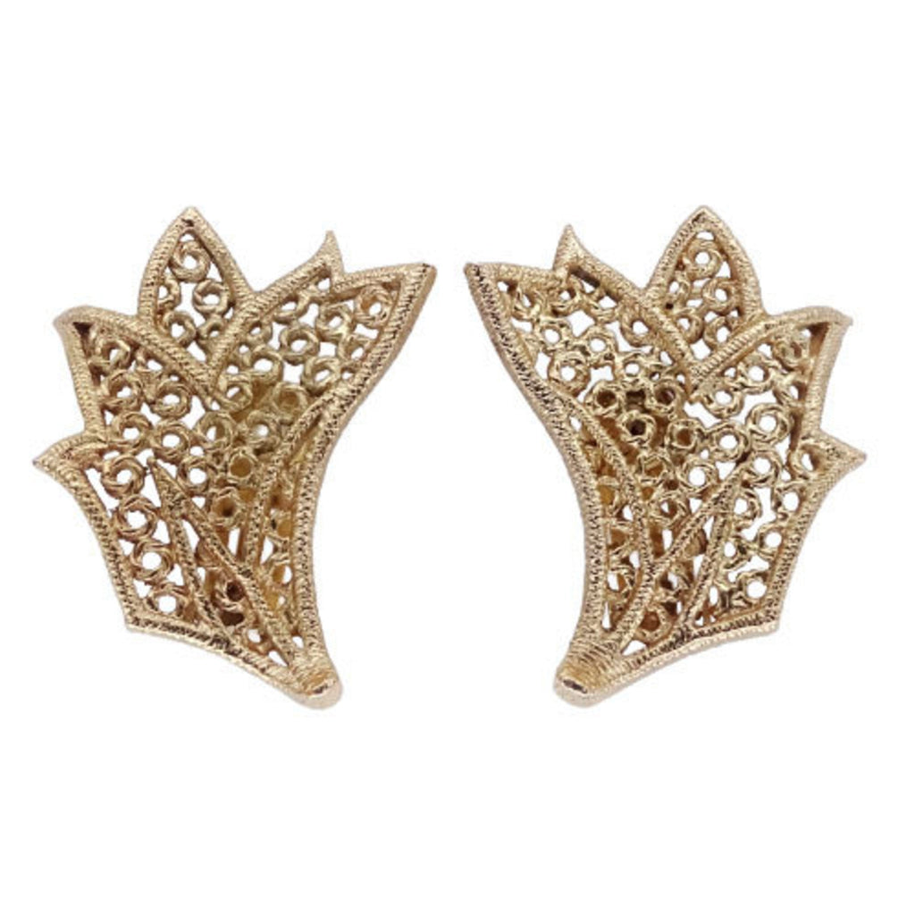 CHRISTIAN DIOR Earrings Women's Gold