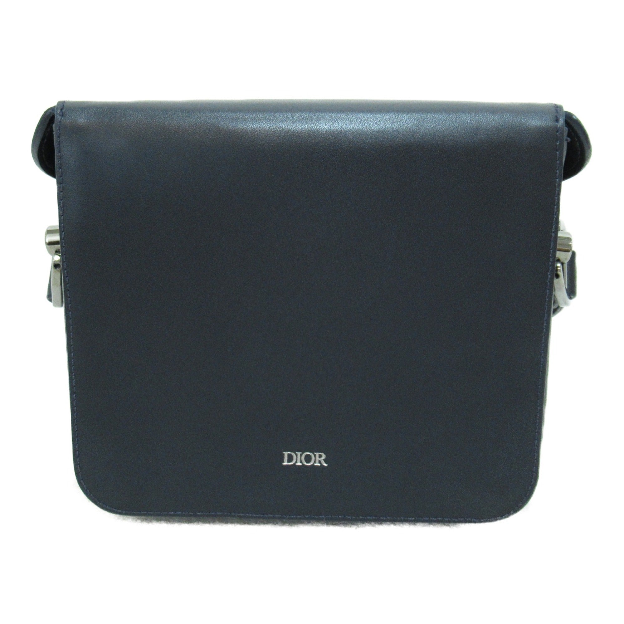 Dior Shoulder Bag Navy leather