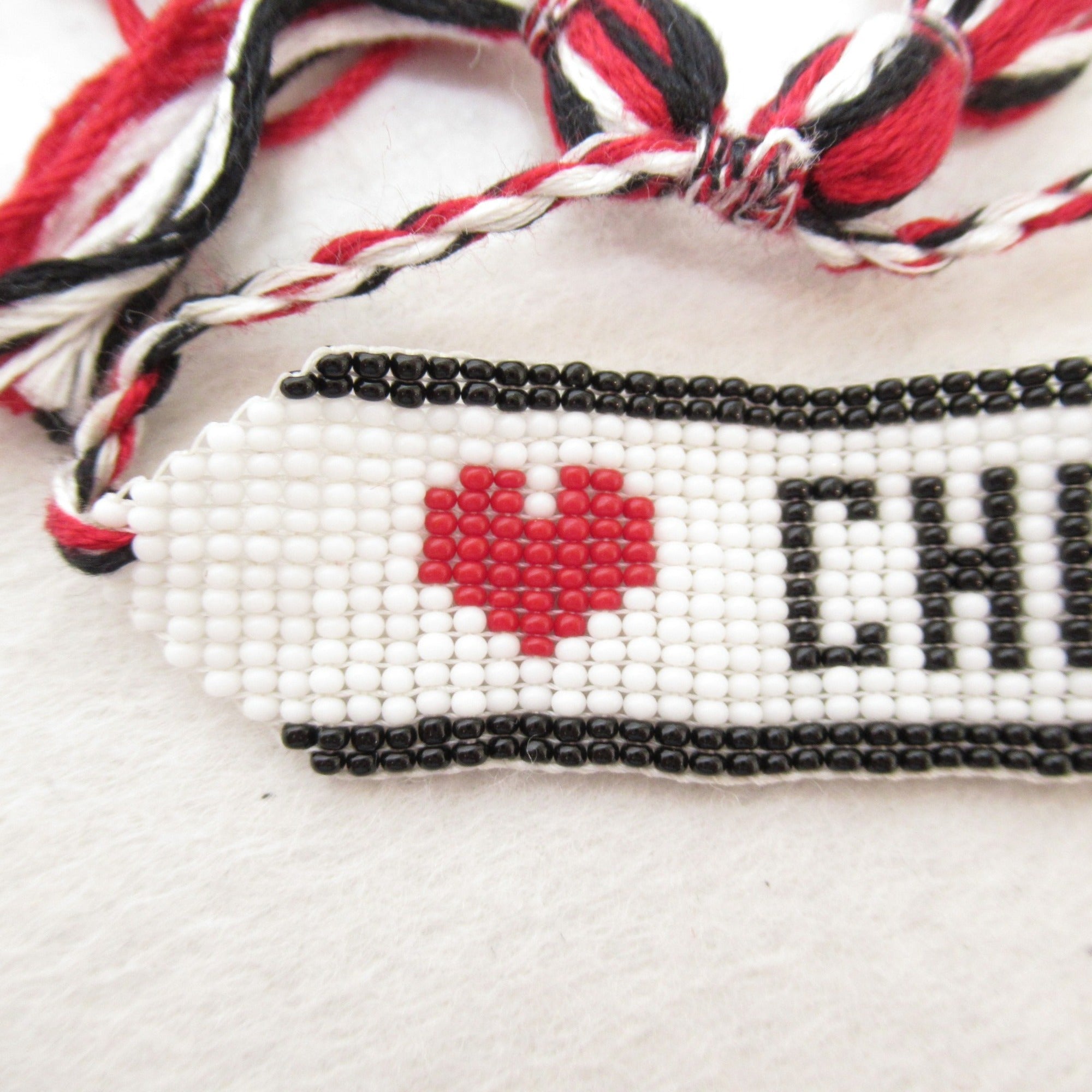 Dior Misanga White Red beads