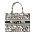 Dior Book tote Navy White canvas M1296ZRGO_M928