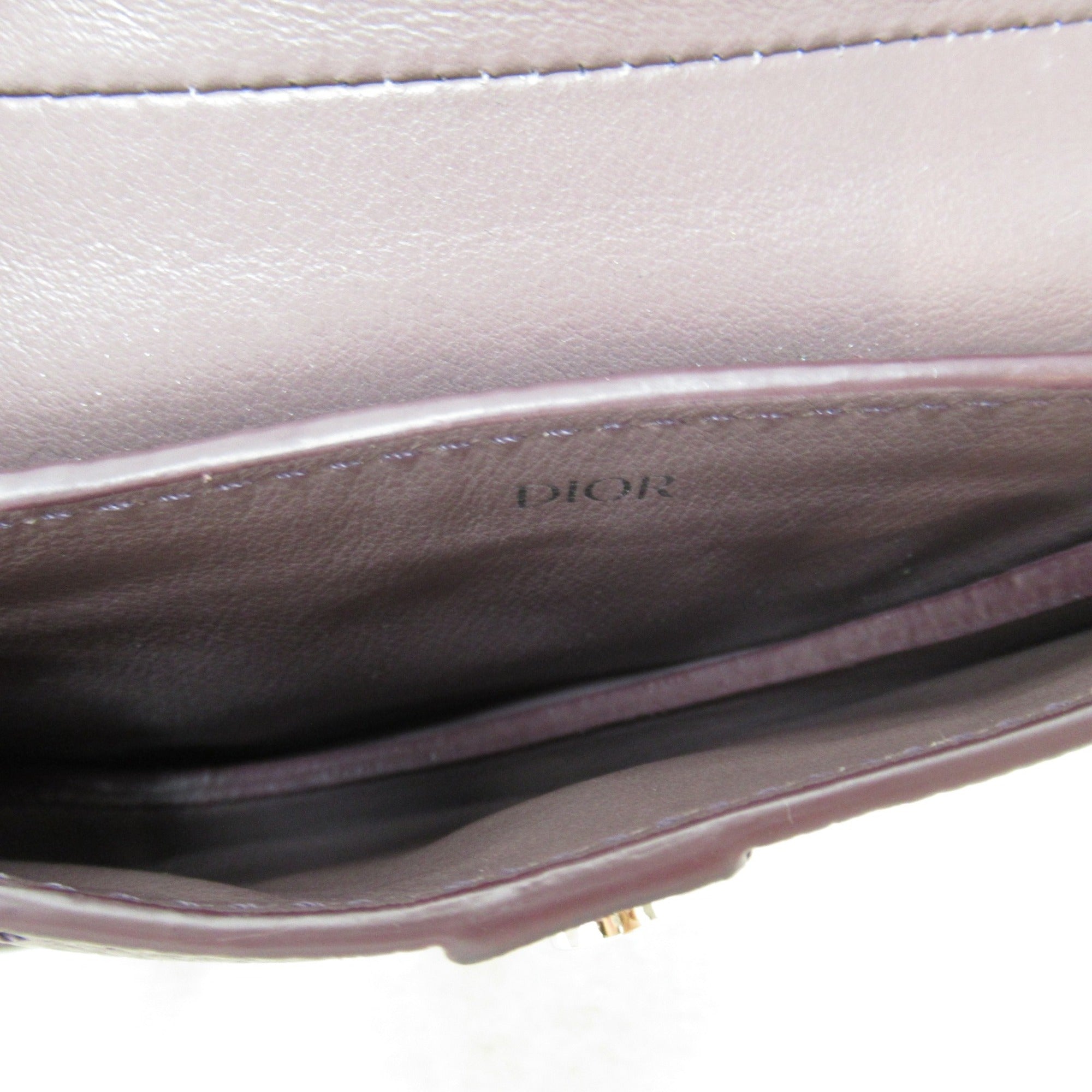 Dior Saddle pouch Purple leather