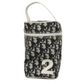 CHRISTIAN DIORAuth  Trotter Vanity Bag Women's PVC Vanity Bag Black,White