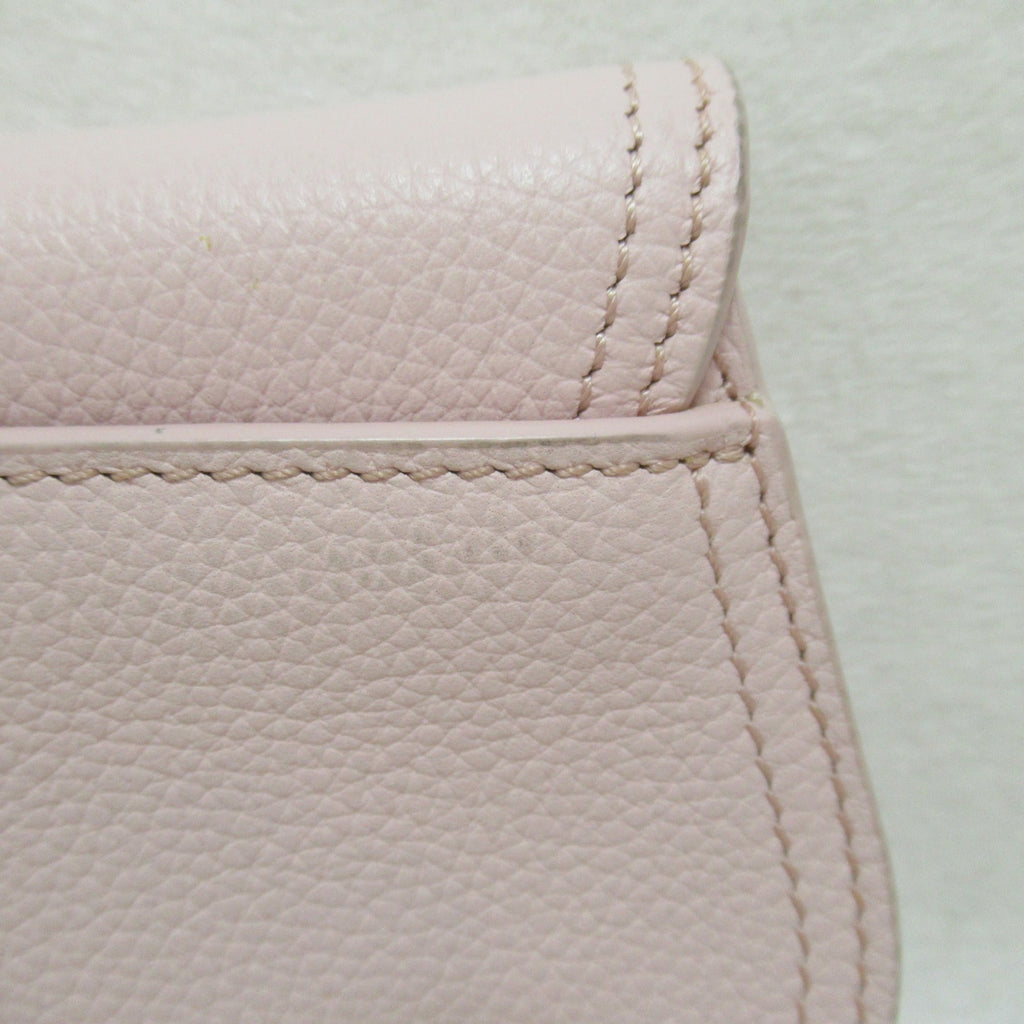 Dior Saddle pouch Pink Baby Pink leather