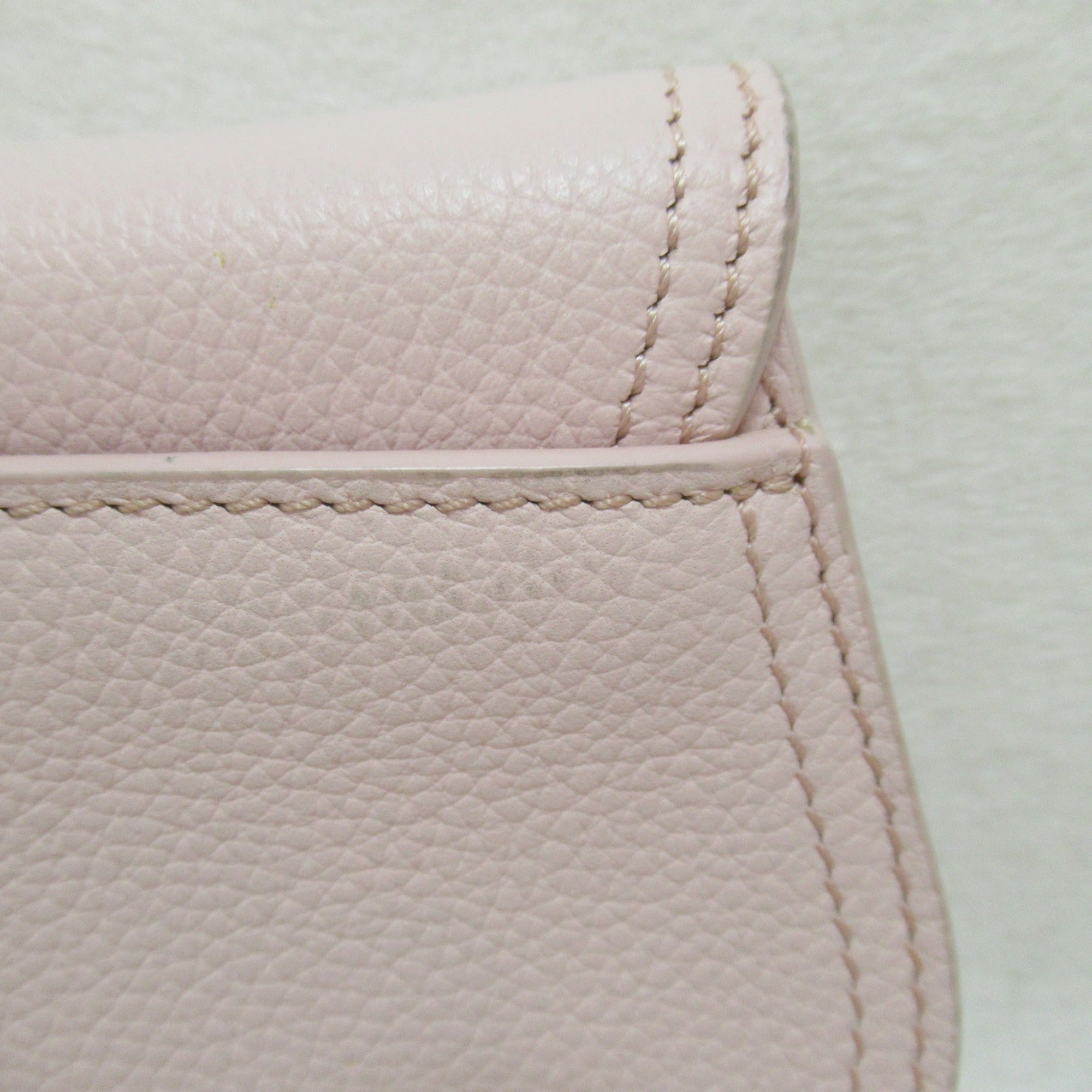 Dior Saddle pouch Pink Baby Pink leather