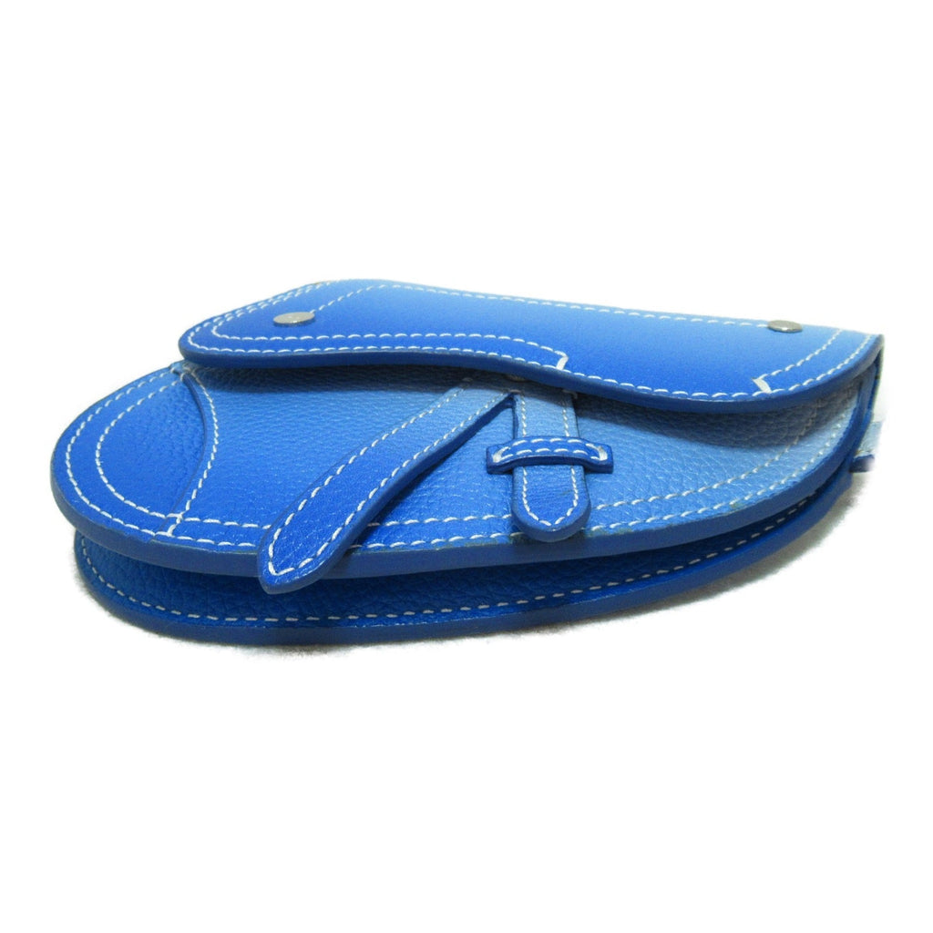 Dior Saddle pouch Blue Blue gradation leather