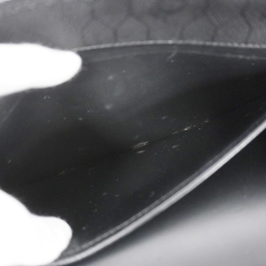 CHRISTIAN DIORAuth  Honeycomb Women's PVC,Leather Shoulder Bag Black