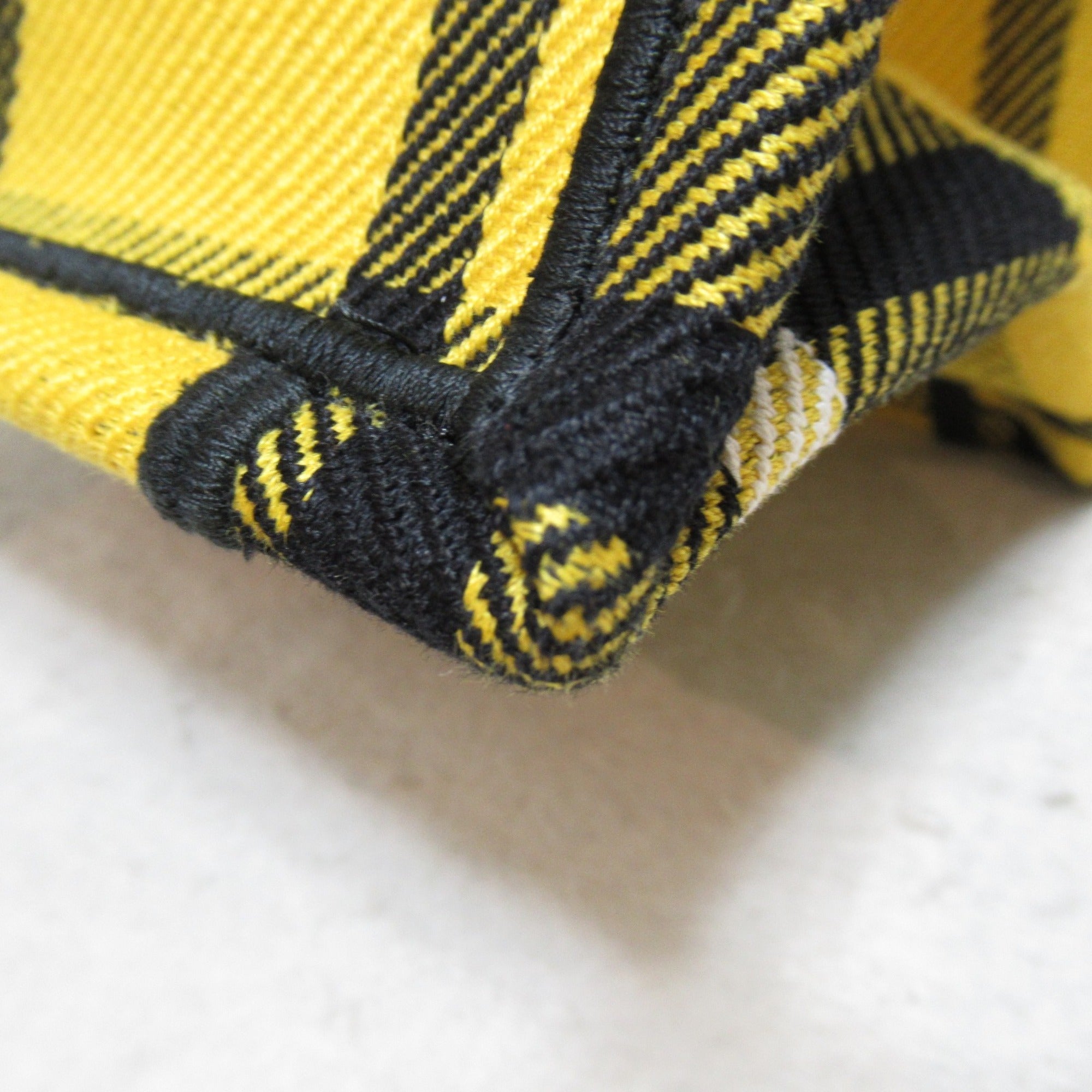 Dior Book Tote Bag Small Yellow Black canvas