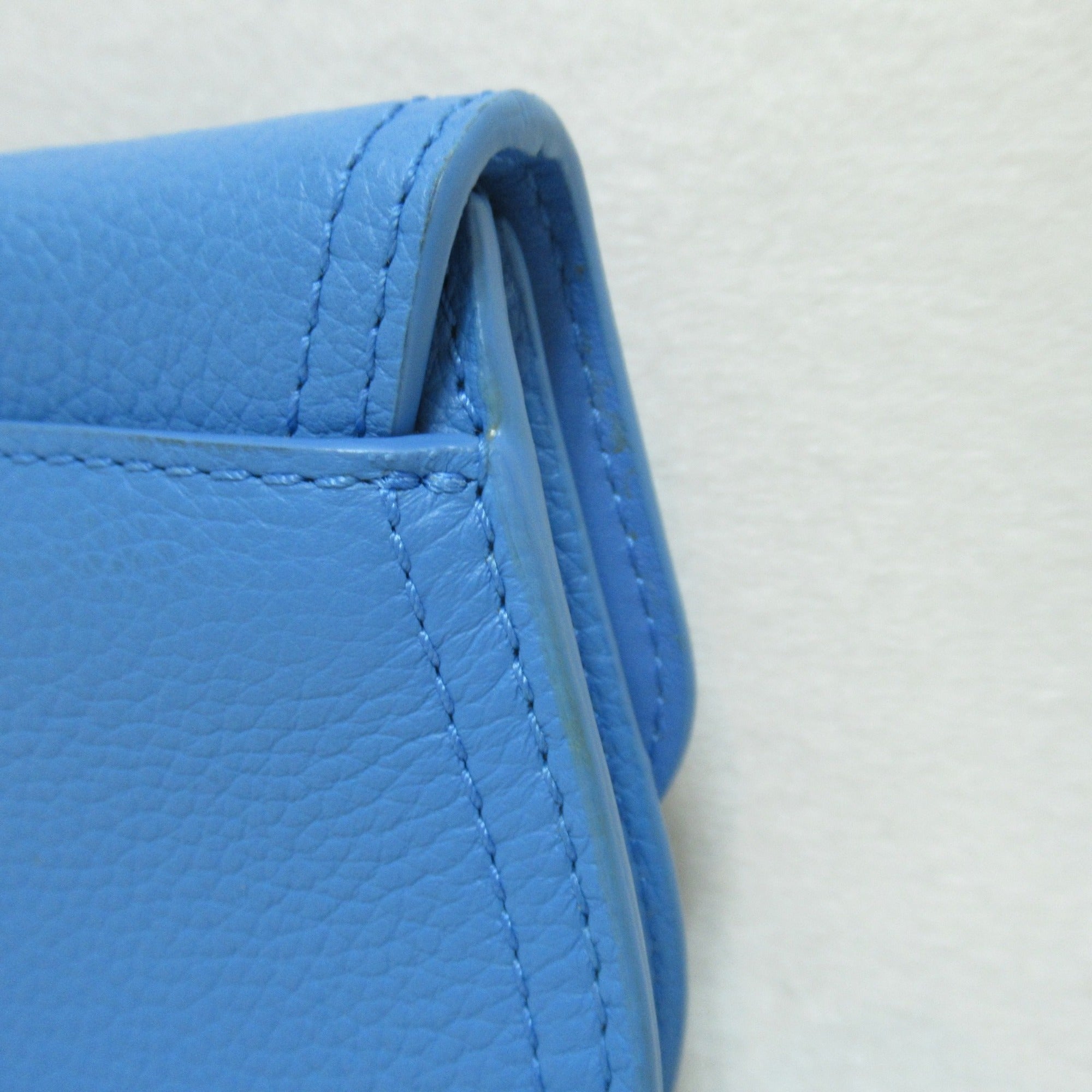 Dior Saddle pouch Blue leather
