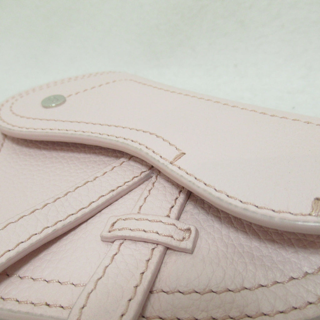 Dior Saddle pouch Pink Baby Pink leather
