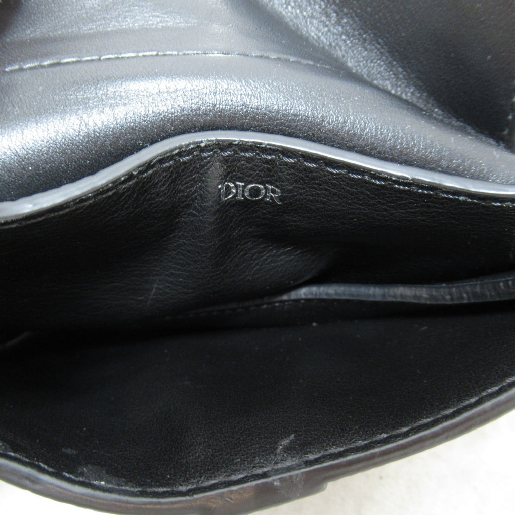 Dior Saddle pouch Black leather