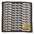 CHRISTIAN DIOR scarf silk leaf pattern