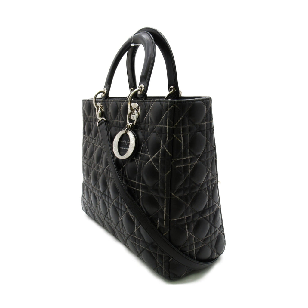 Dior Shoulder Bag Black leather
