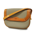 CHRISTIAN DIORAuth  Honeycomb Women's PVC Shoulder Bag Brown,Gray
