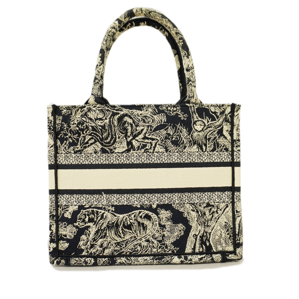 CHRISTIAN DIORAuth  Book Tote Women's Canvas Tote Bag Navy