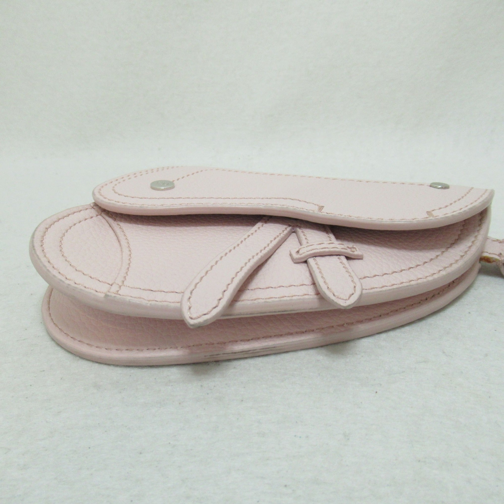Dior Saddle pouch Pink Baby Pink leather