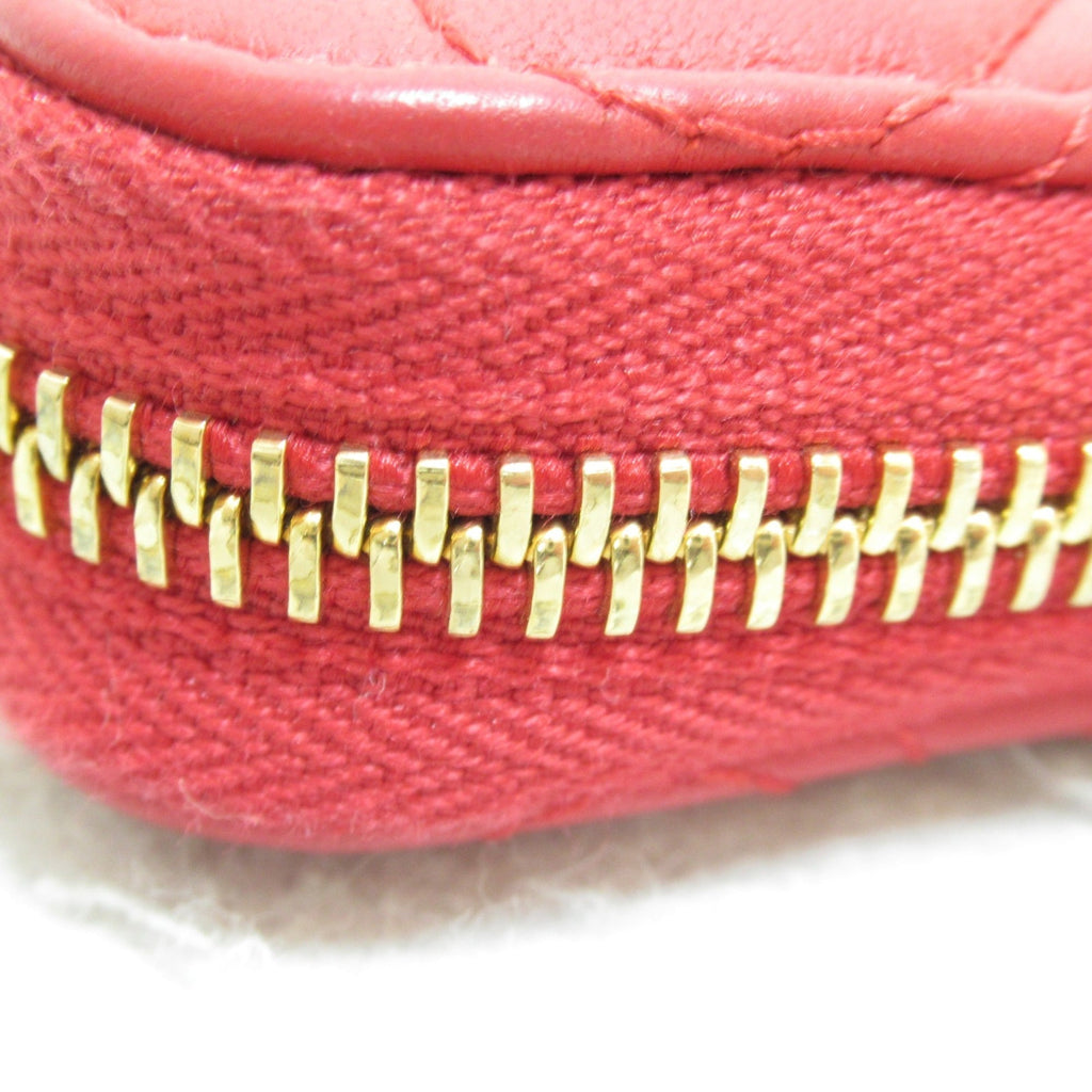 Dior lady dior coin purse Red leather S0985ONHG