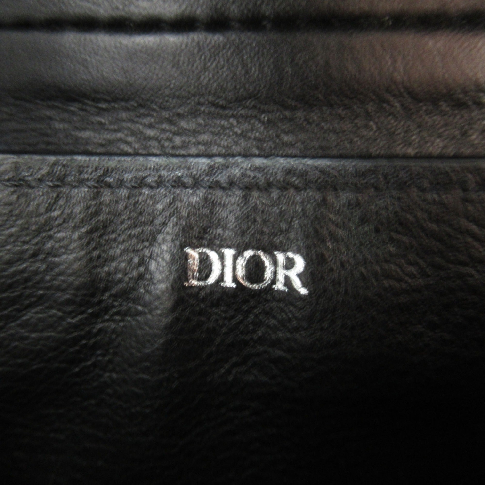 Dior Saddle pouch Black leather