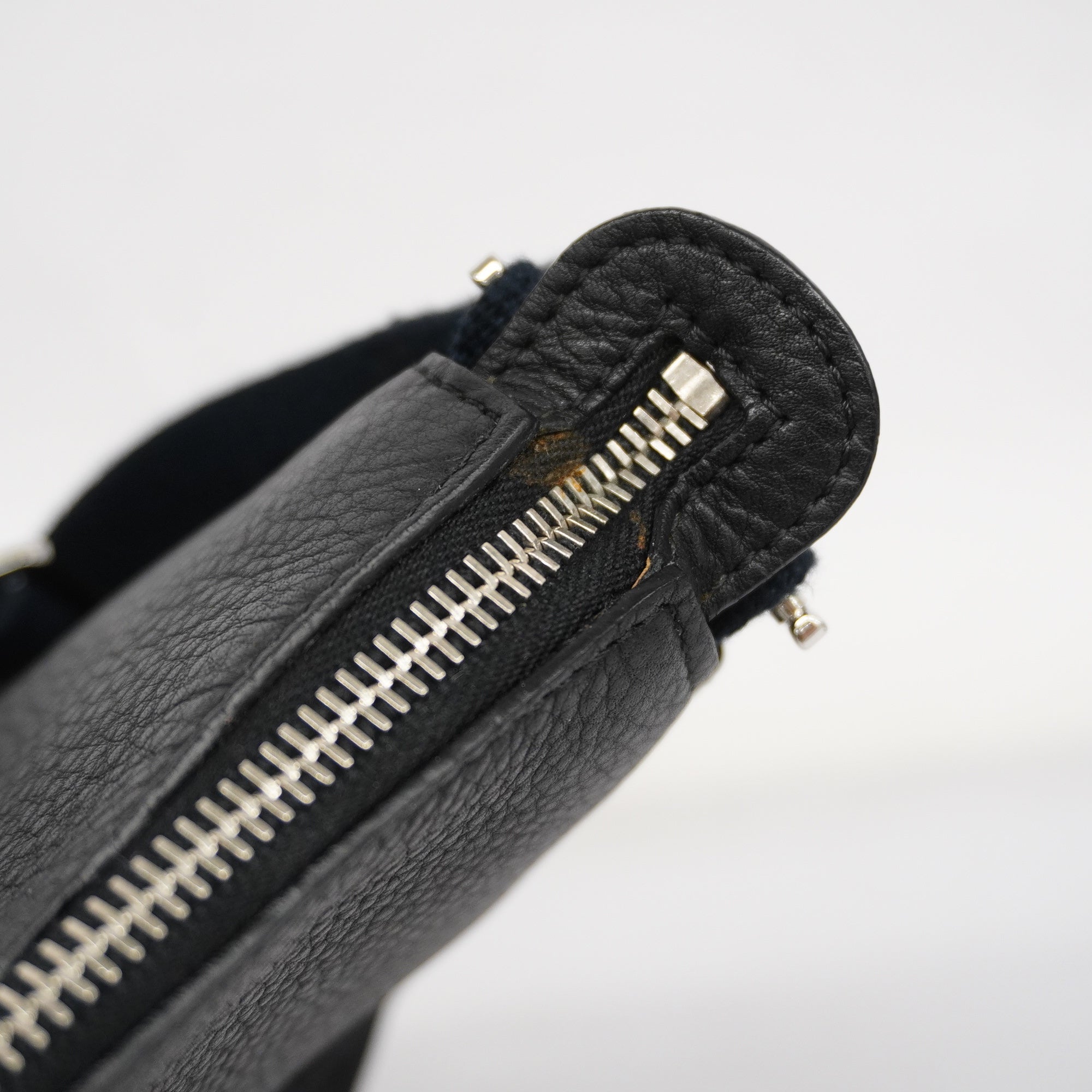 CHRISTIAN DIORAuth  Trotter Shoulder Bag Women's Canvas,Leather Black