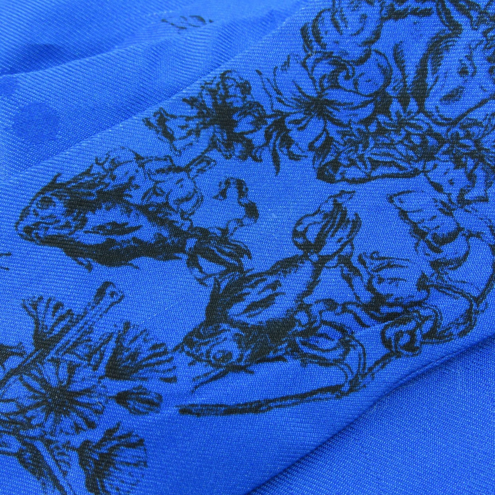 CHRISTIAN DIOR Scarf Muffler Silk Women's