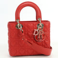 CHRISTIAN DIOR Lady Small Heart Handbag Lambskin Ladies