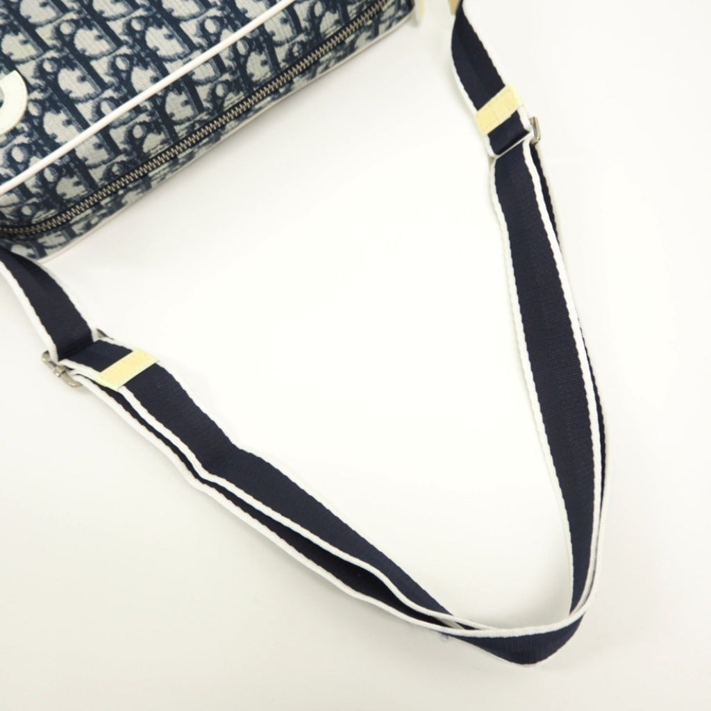 CHRISTIAN DIOR Dior/Dior Trotter Shoulder Bag Navy Ladies