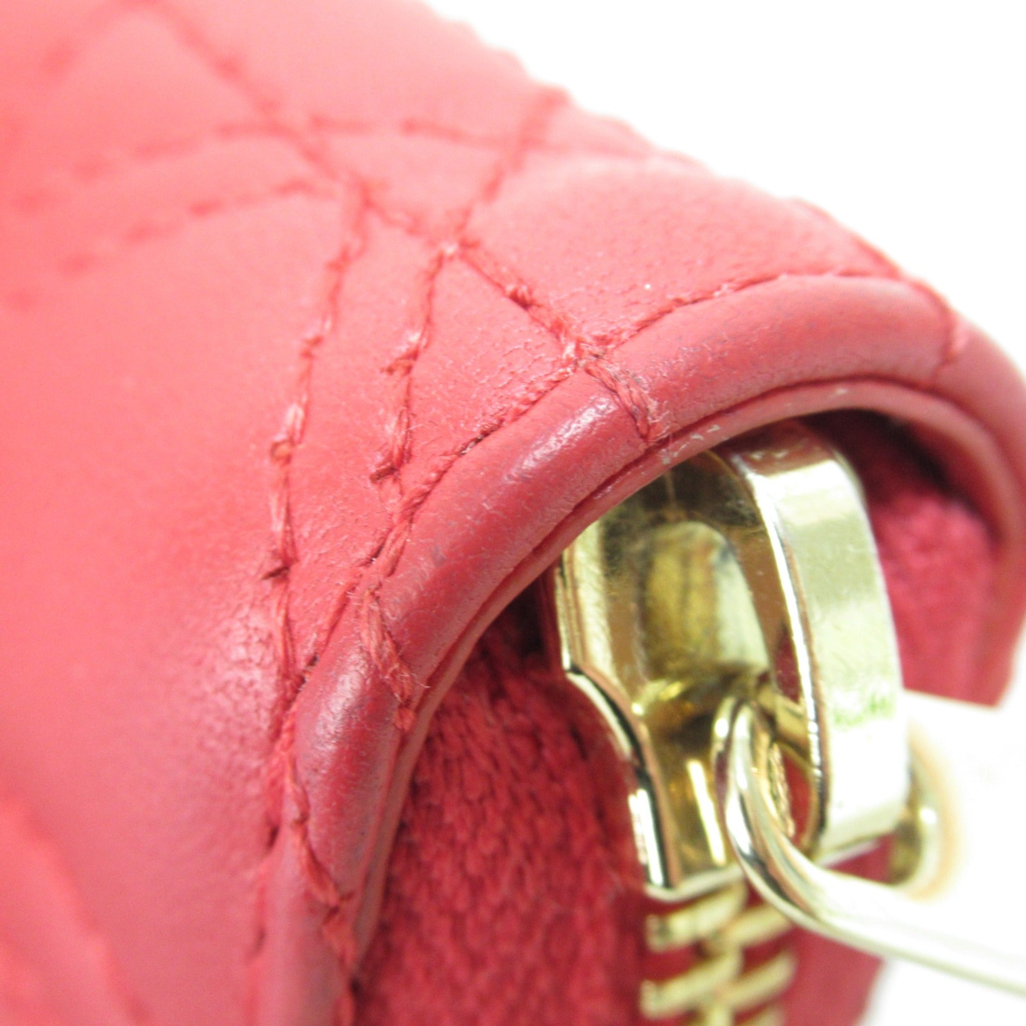 Dior lady dior coin purse Red leather S0985ONHG