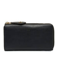 Louis Vuitton Portfolio Comet Roundfasner Long Wallet M63102 Black Leather  Louis Vuitton