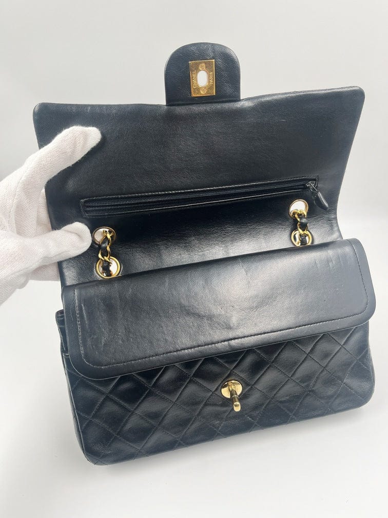 Chanel Classic Double Flap Bag with 24k gold plated hardware