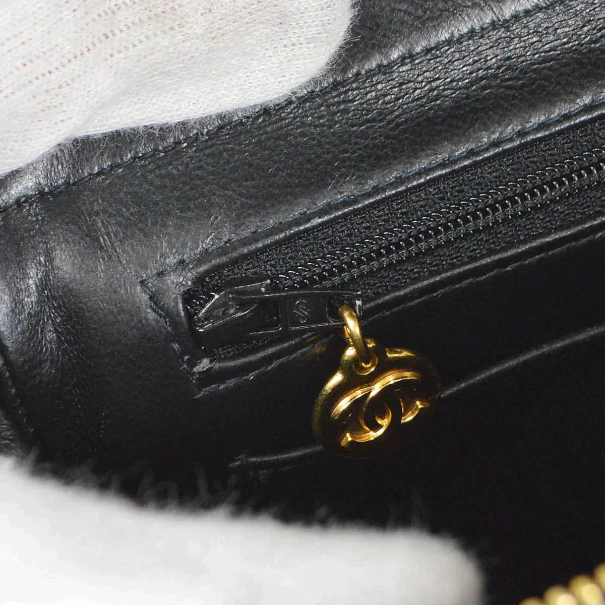 CHANEL 1994-1996 Classic Flap Backpack Black Velvet