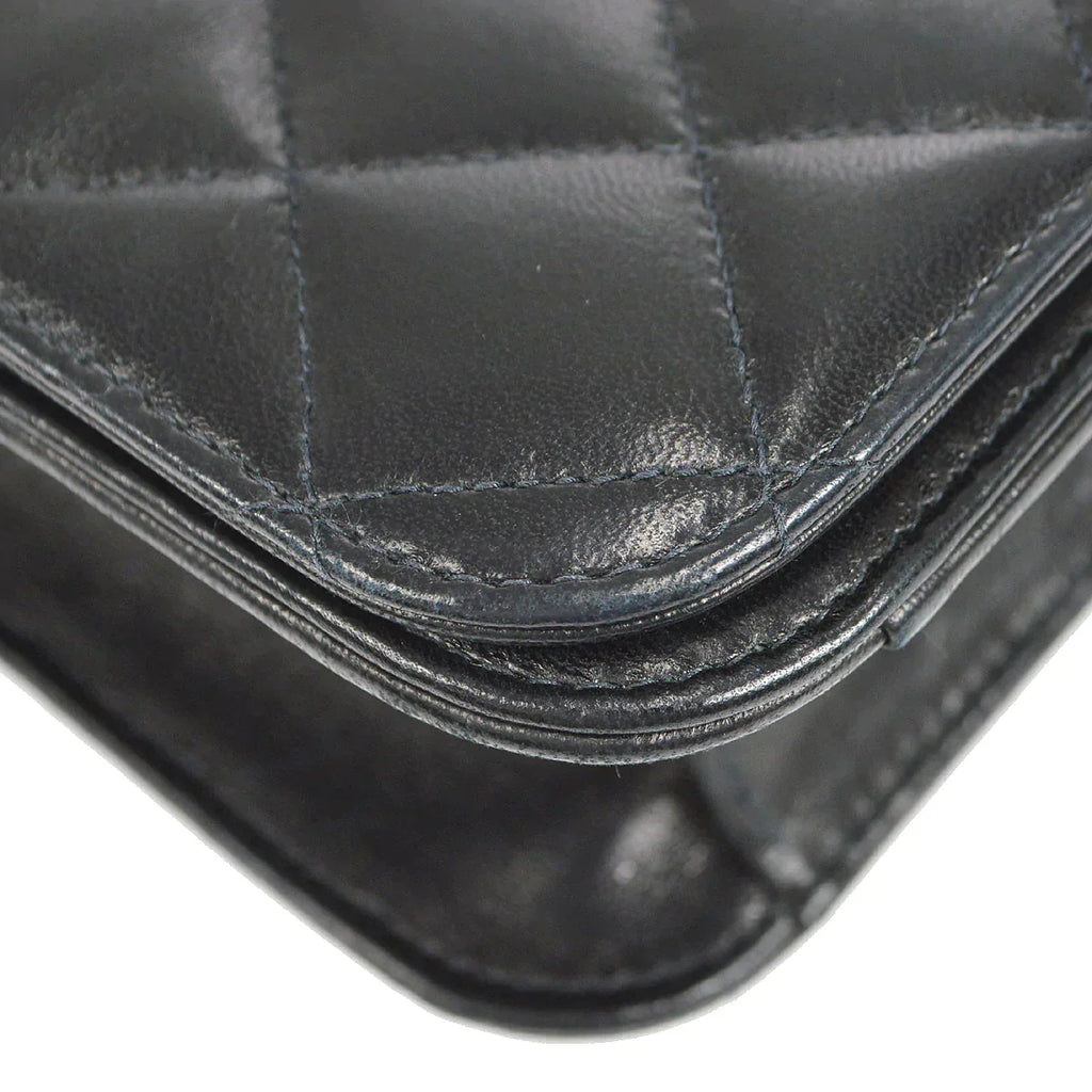 CHANEL 2001-2003 Turnlock CC Full Flap Small
