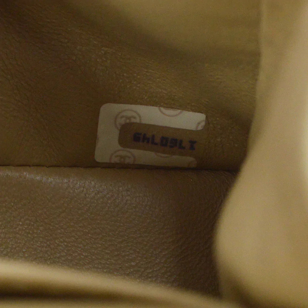 CHANEL 1989-1991 Classic Double Flap Small Beige Lambskin