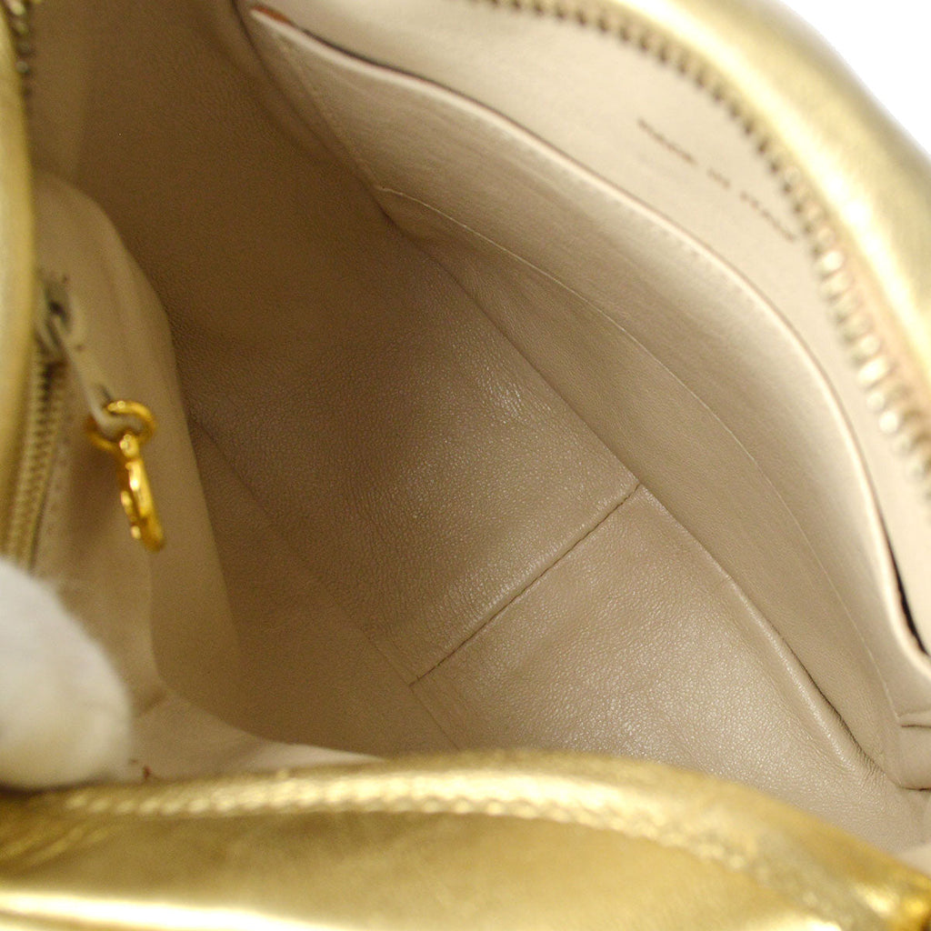 CHANEL Bijou Chain Shoulder Bag Gold Lambskin