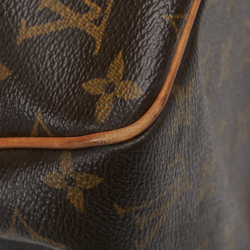 Louis Vuitton Monogram Batignol Vertical s Bag M51153 Brown PVC Leather  Louis Vuitton