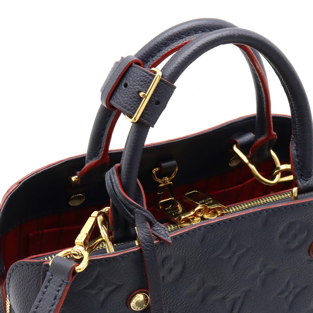 LOUIS VUITTON LOUIS VUITTON Monograms Monograms Monograms Montaigne BB Handbags 2WAY Sliding Shoulder Marine Rouge M42747
