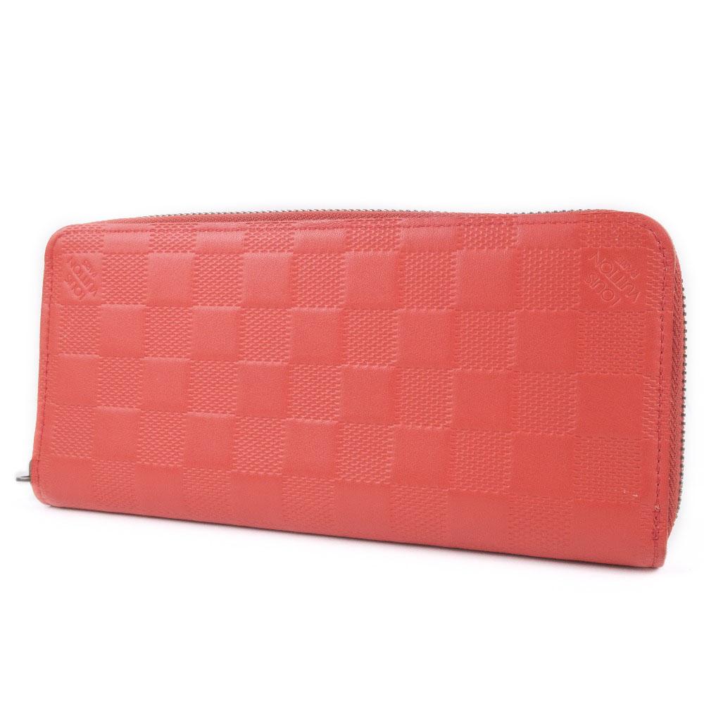 Louis Vuitton Red Leather Zippy wallet wallet accessories