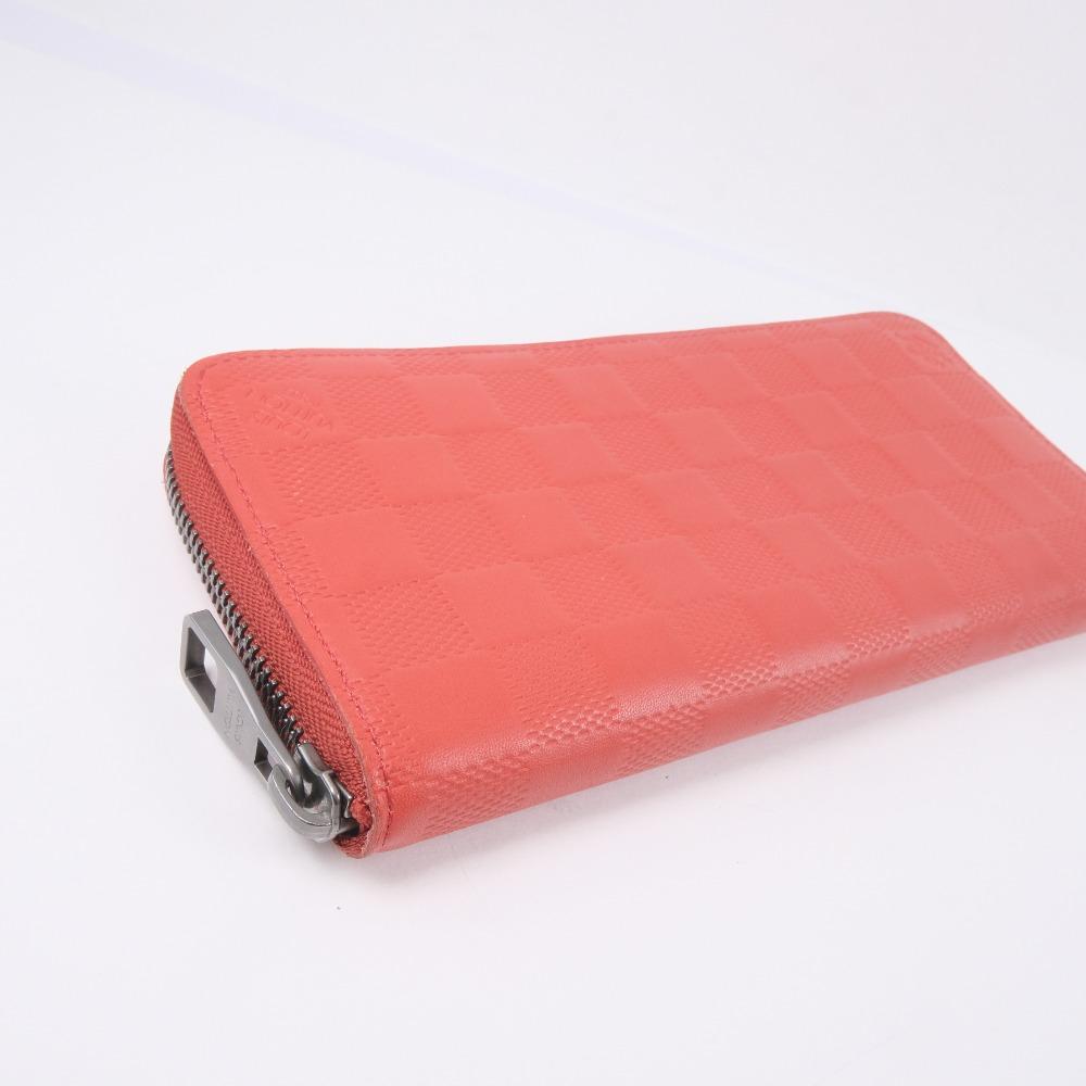 Louis Vuitton Red Leather Zippy wallet wallet accessories