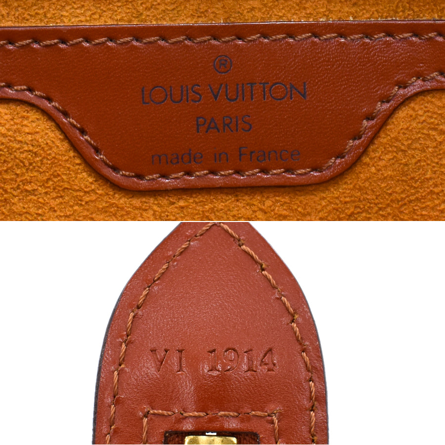 Louis Vuitton Saint Jacques PM Handbag Epi Kenya Brown M52273
