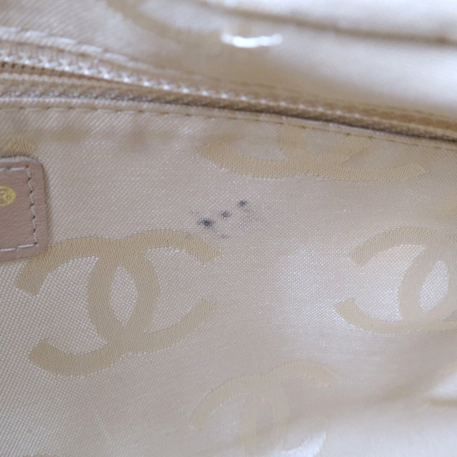 CHANEL Wild Stich Lambskin Shoulder Bag Hand Bag Beige A20663