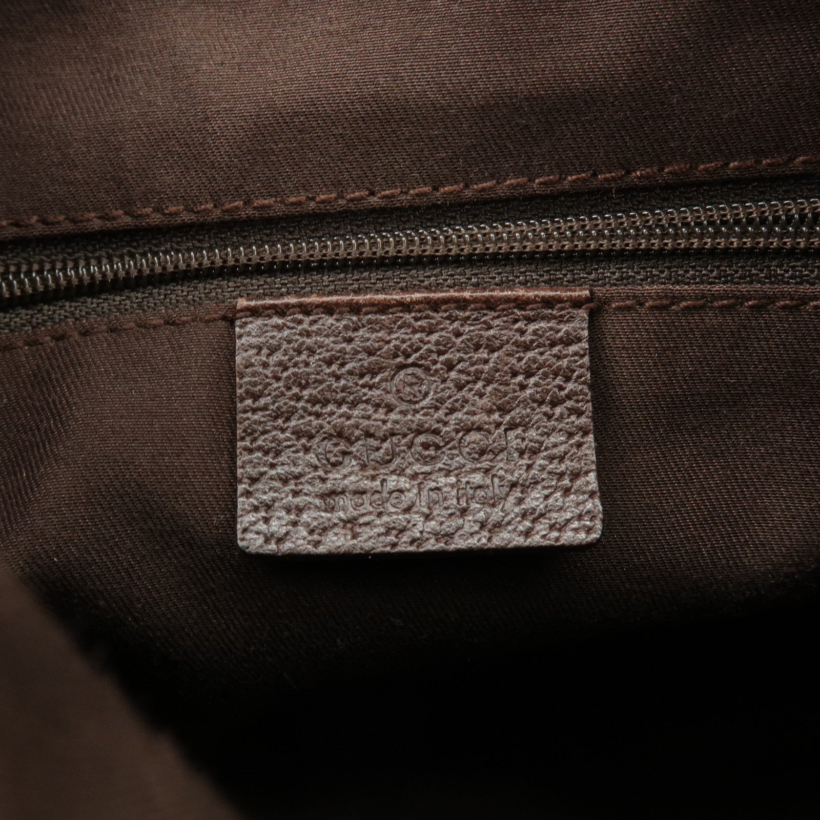 GUCCI Abbey GG Canvas Leather Boston Bag Beige Brown 130942