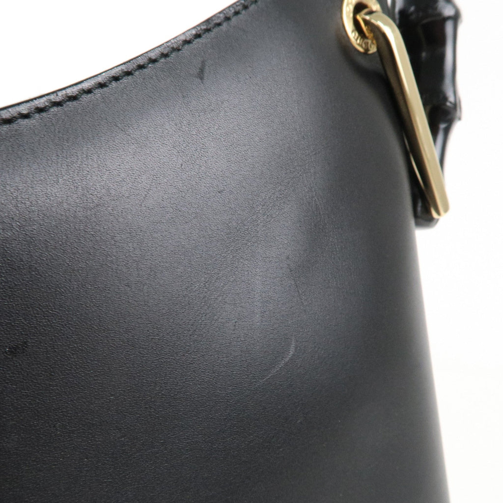 GUCCI Set of 2 Bamboo Leather Shoulder Bag 001.3006/001.1241.3007