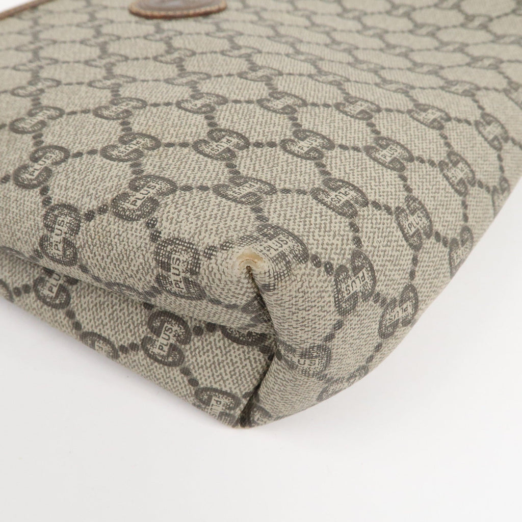 GUCCI Set of 3 Old Gucci Leather Second Bag Pouch Beige Brown