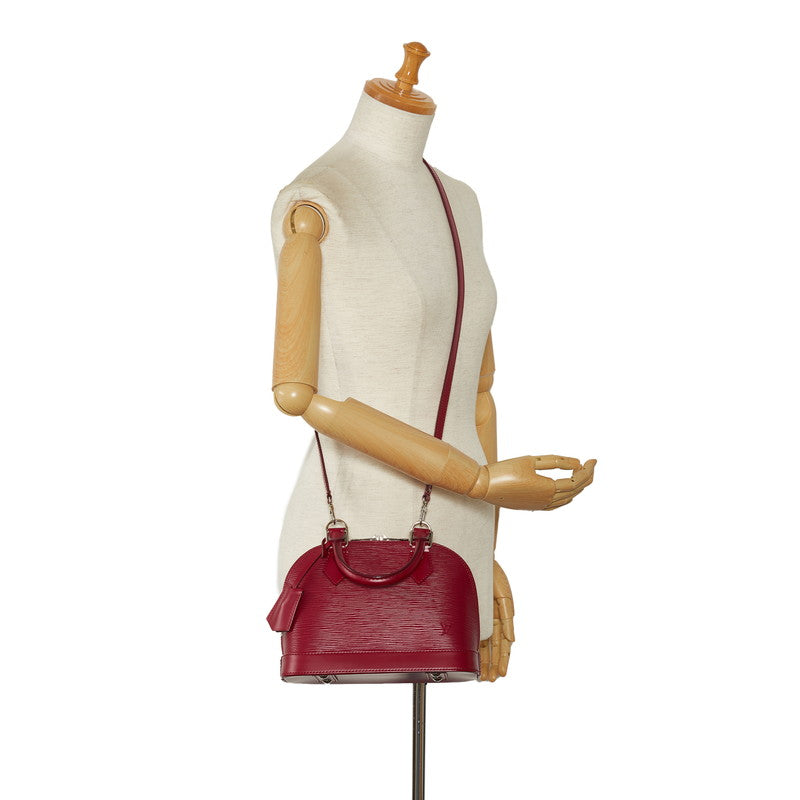 Louis Vuitton Epic Alma BB Handbags Shoulder Bag 2WAY M40851 Fushai Pink Leather  Louis Vuitton