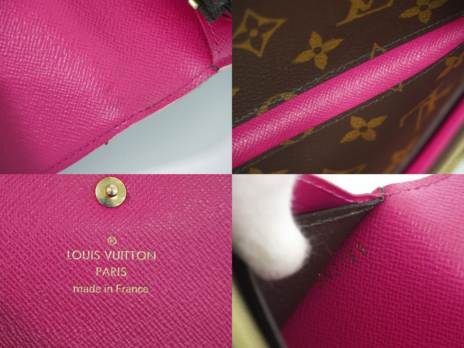 Louis Vuitton Portefeuille Emily Monogram Long Wallet M68313