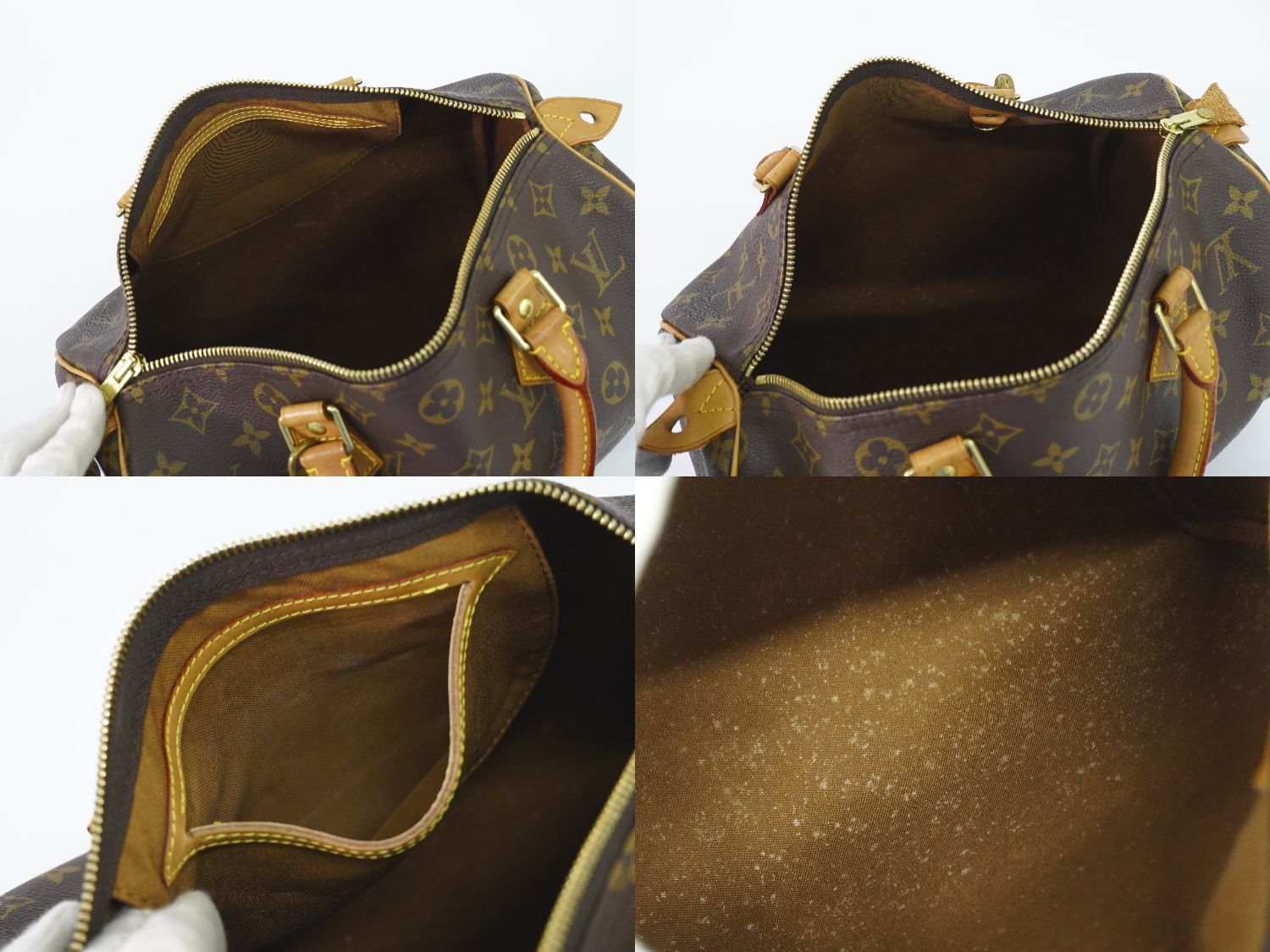 Louis Vuitton Monogram Speedy 30 Handbag