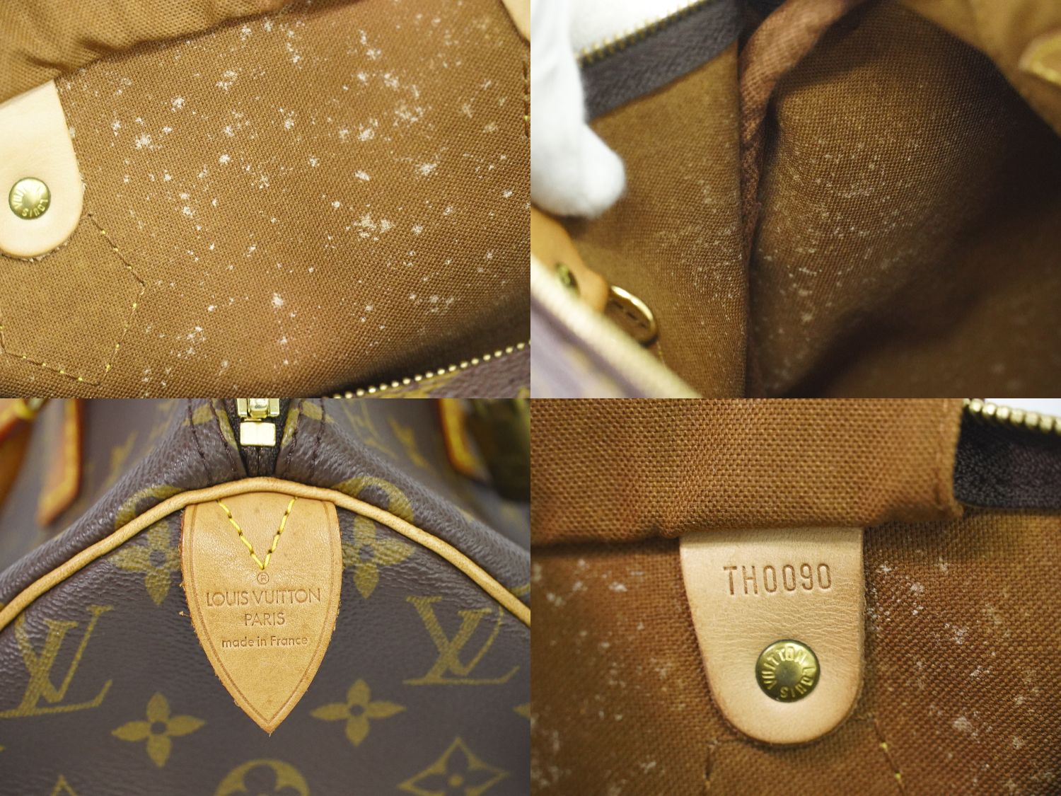 Louis Vuitton Monogram Speedy 30 Handbag