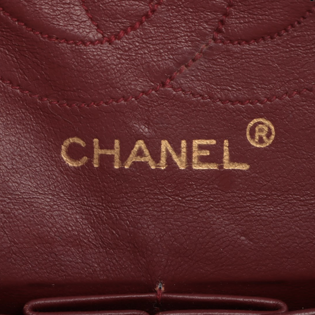 Chanel Black Leather Double flap shoulder bag
