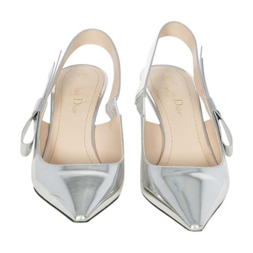 Christian Dior Mirror Finish Slingback Pumps